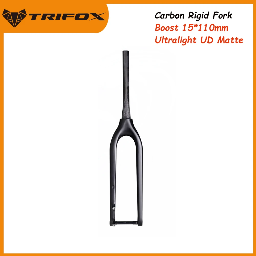 TRIFOX полностью Карбоновая вилка для горного велосипеда увеличивает размер 110*15 мм