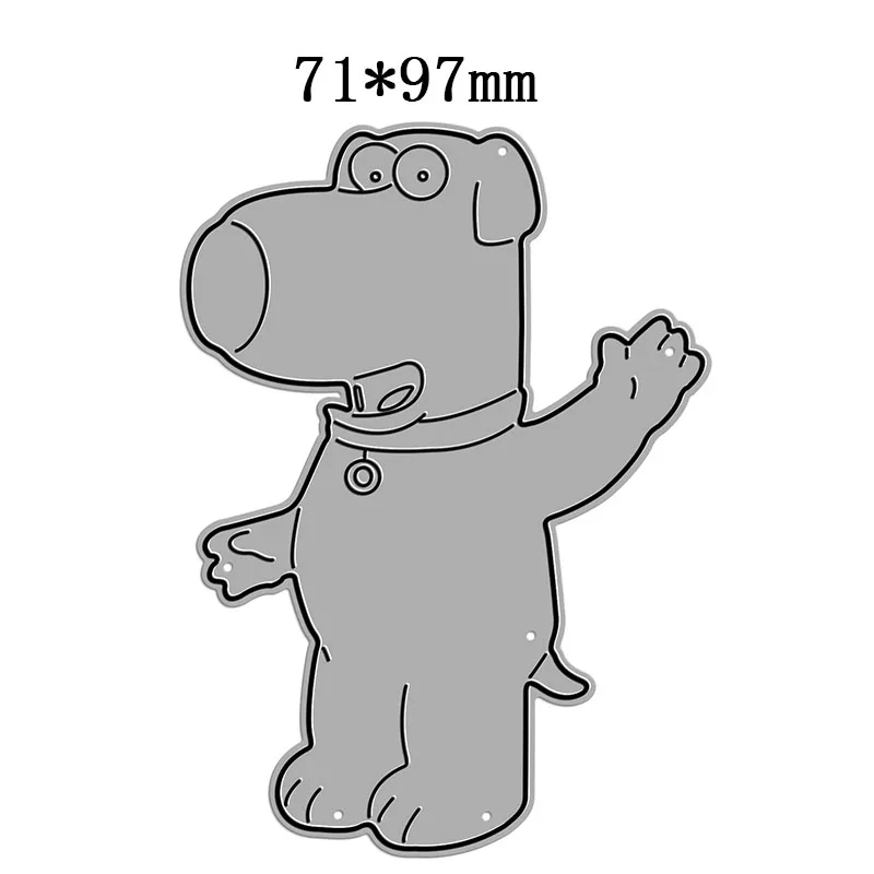 2022 новые Мультяшные штампы с большими собаками и кольцами для резки скрапбукинга