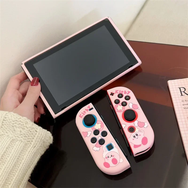 Прозрачный защитный чехол Kirby из ТПУ женский милый прозрачная защитная рамка для