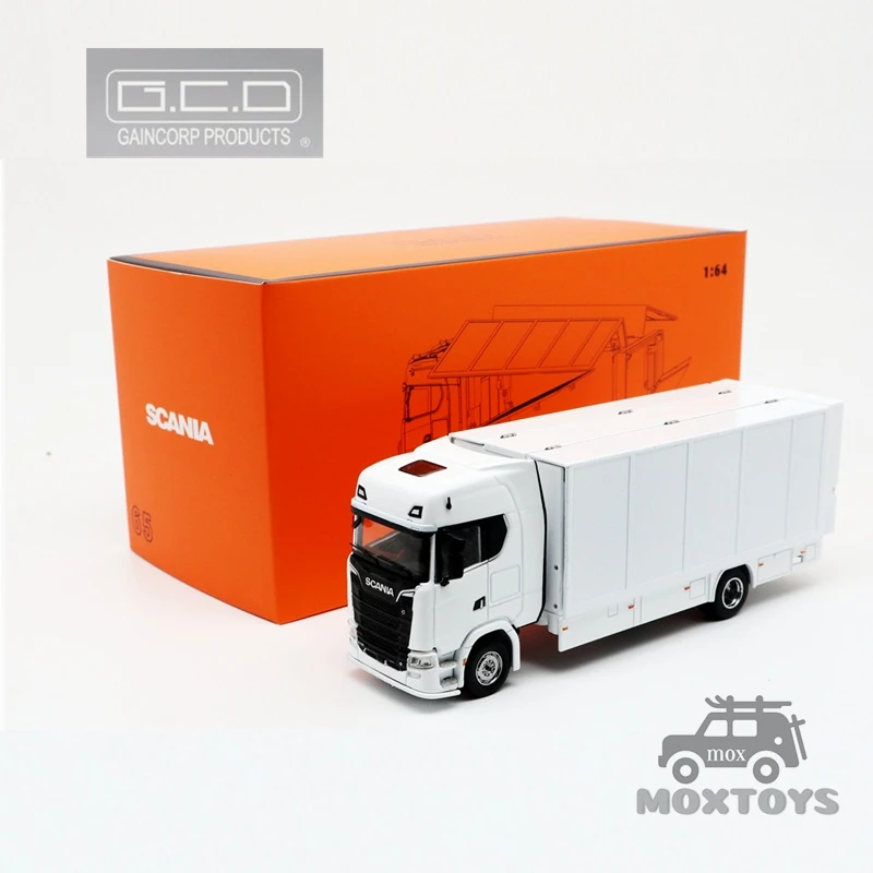 GCD 1:64 Scania S730 двухуровневый буксировочный грузовик литый под давлением модельный