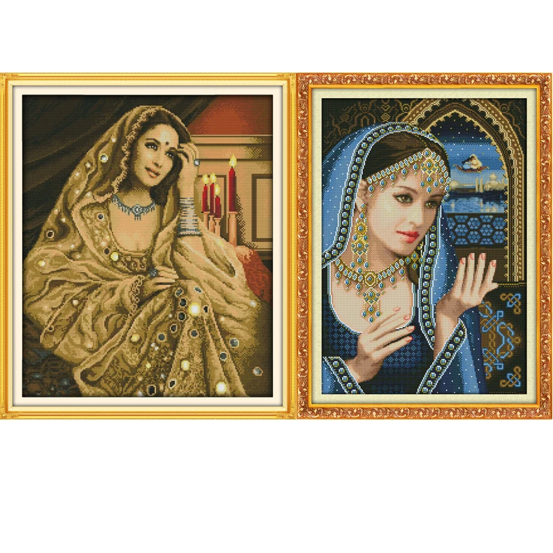 Набор для вышивки крестиком Joy Sunday набор с узорами индийская красота
