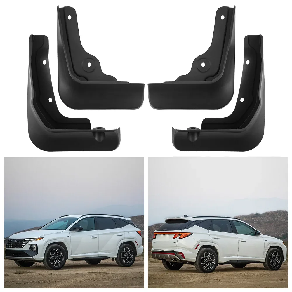 Брызговики подходят для Hyundai Tucson N-Line 2024 брызговики шин аксессуары защиты колес 4x