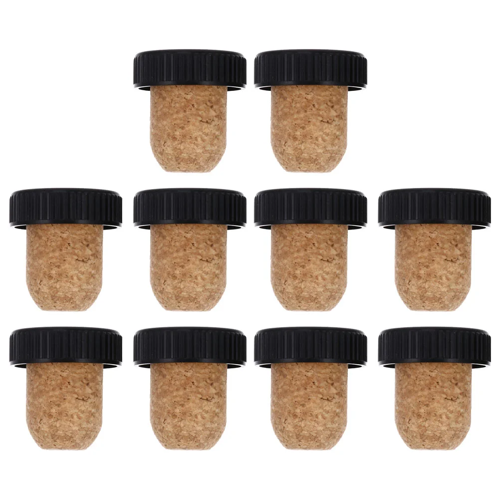 

Bottle Stopper Cork Stoppers Corks Cap Sealing Saver Reusable Bottleschampagne Plug Wooden Beer Replacement Plugs Sealer