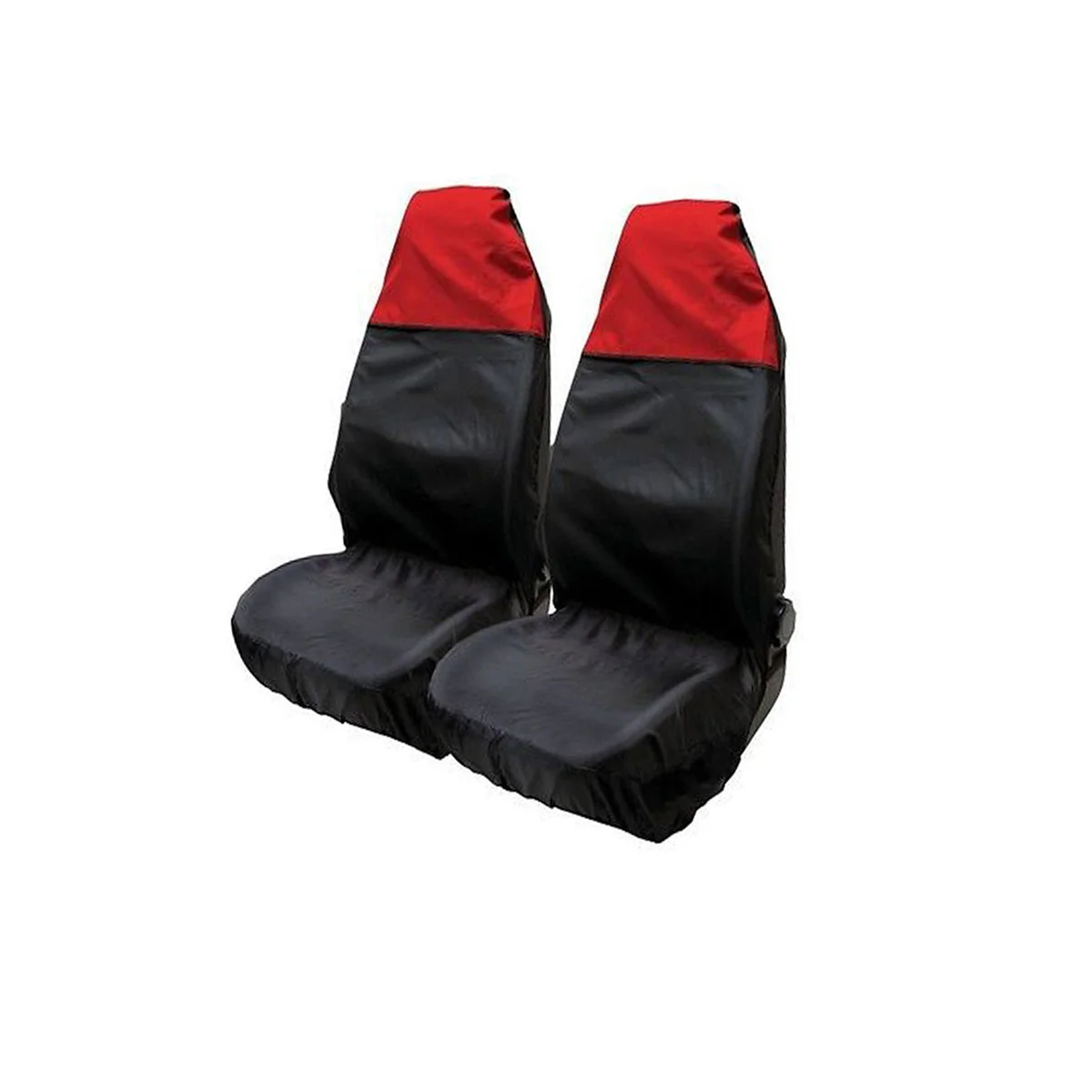 

2 Covers Pad General Cushion Mats (Black and Red)