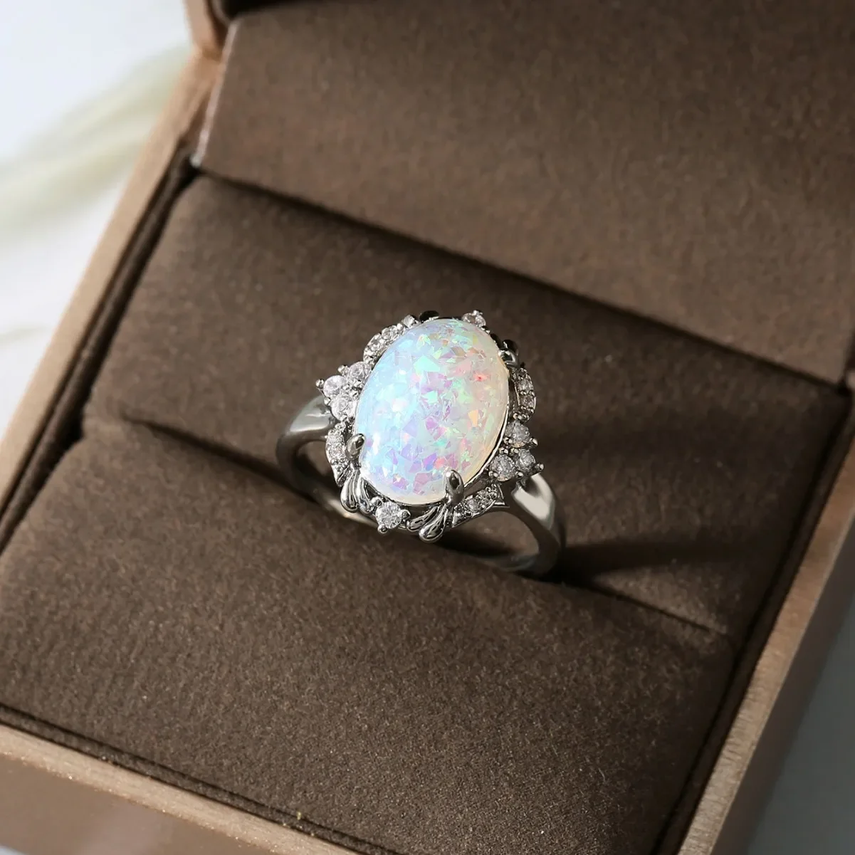 High-End FeelElegant Colorful Australian Ruby Ring INS Web Red Fashionable Niche Design Jewelry For Women |
