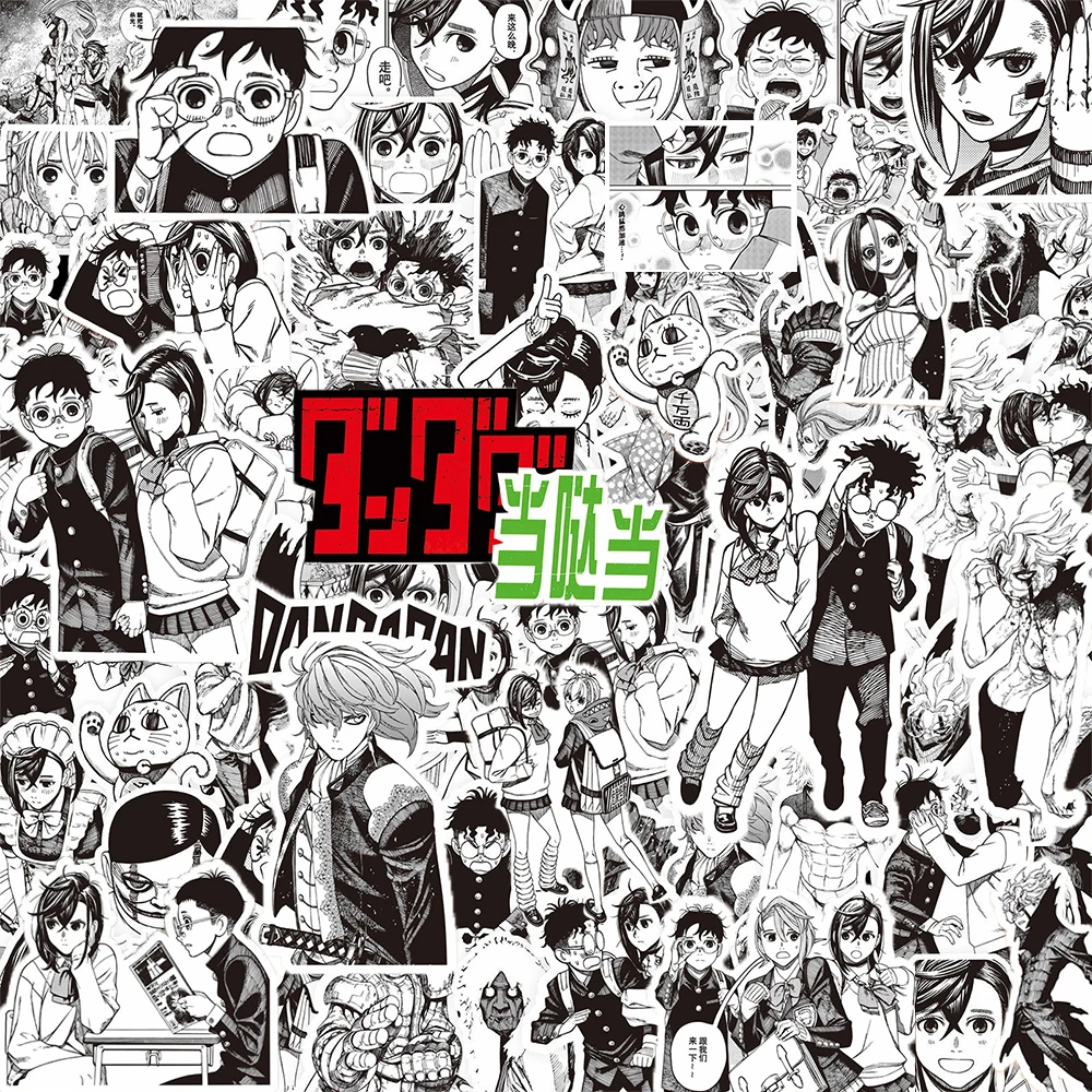 10/30/80 шт. крутые наклейки в стиле аниме &quotДандадан&quot мультяшная наклейка игрушка