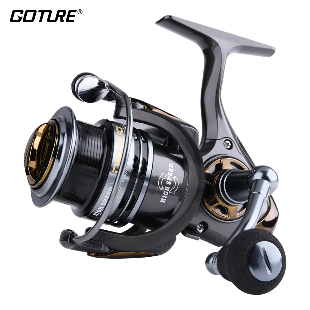 Goture 7.1:1 Gear Ratio High Speed Spinning Reel 2000 3000 5000 8KG Max Drag Fishing Reel Spinning Wheel Coil for Carp Bass Fish