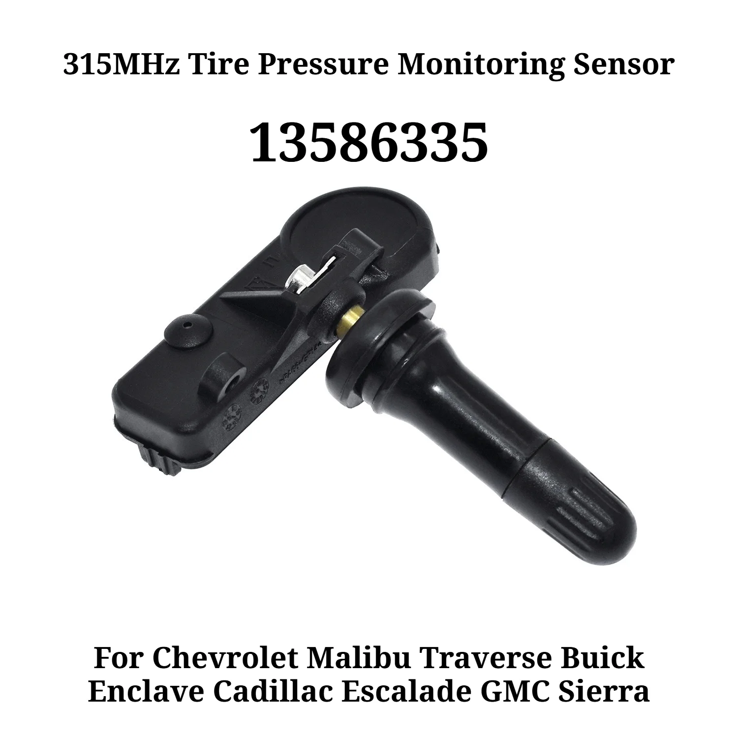 Фото 13586335 Комплект из 4 датчиков контроля давления в шинах (TPMS) 315 МГц для Buick, Cadillac, Chevrolet, GMC, Hummer, Pontiac 15922396 20923680 №1