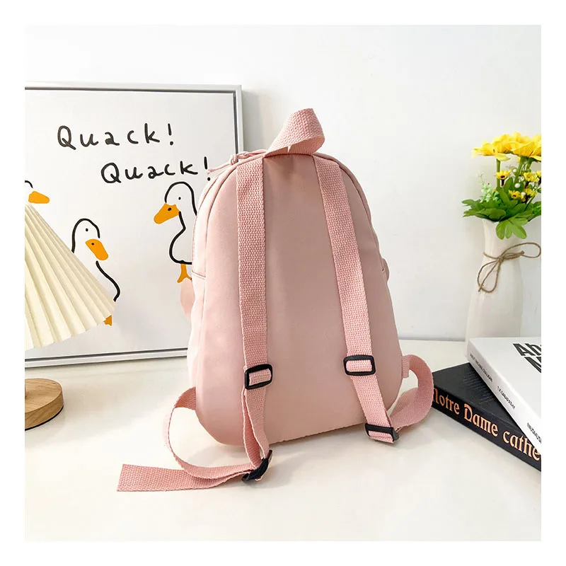 Kawaii Rabbit Shape Kindergarten Children Backpack Cute Travel Girls Schoolbag Canvas Satchel Kids Outdoor Shoulder Bag Mochila enlarge