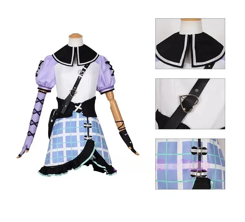 Asahina Mafuyu Project Sekai красочный сценический Косплей Костюм для косплея одежда и