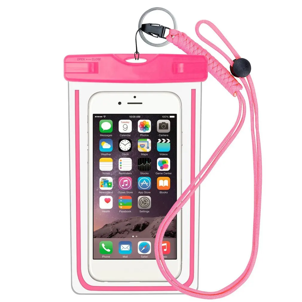 

Fingerprint Unlock Mobile Phone Waterproof Bag 6.0 Inch For Iphone7