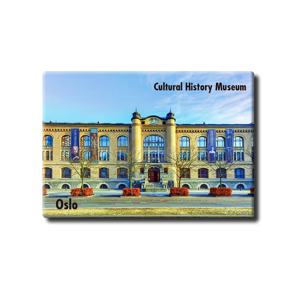 

Norway Oslo "History Museum" Tourist Souvenir Tinplate Magnetic Refrigerator Sticker Rigid Creative Home Decoration 27122