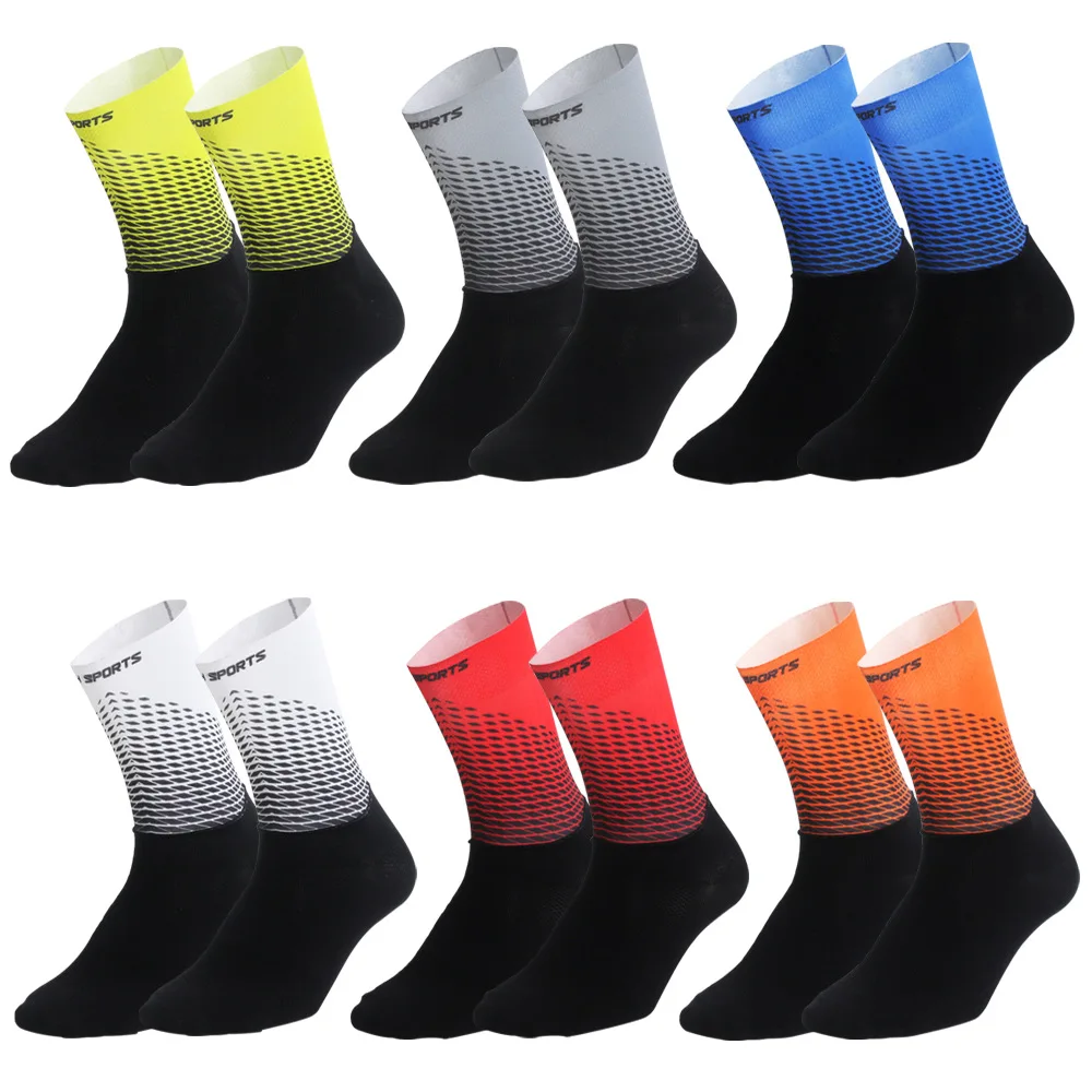Anti Slip Professional Bike Socks Bicycle Compression Sport Sock Men Women Outdoor Sports Socks Racing Cycling Socks Breathable