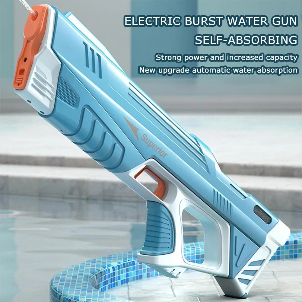 

Full Automatic Electric Water Gun Toy Summer Induction Toys Absorbing Burst High-Tech Gun Outdoor Fight Water Beach Water W O1T7