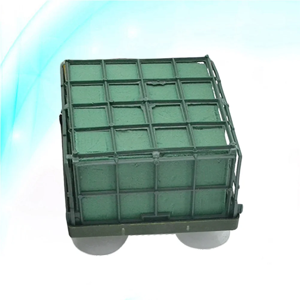

Floralflower Cage Holder Fresh Wedding Flowerssucker Car Base Square Decoration Bowl Arrangement Mud Blocks Styrofoam Wet Decor