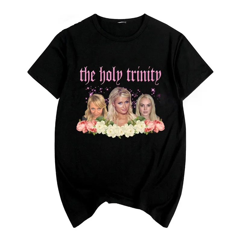 

New Men Women Arrival 2022 Summer Hip Hop The Holy Trinity Tshirts O-Neck Streetwear Punk Boyfriend Gift Funny T Shirts Unisex