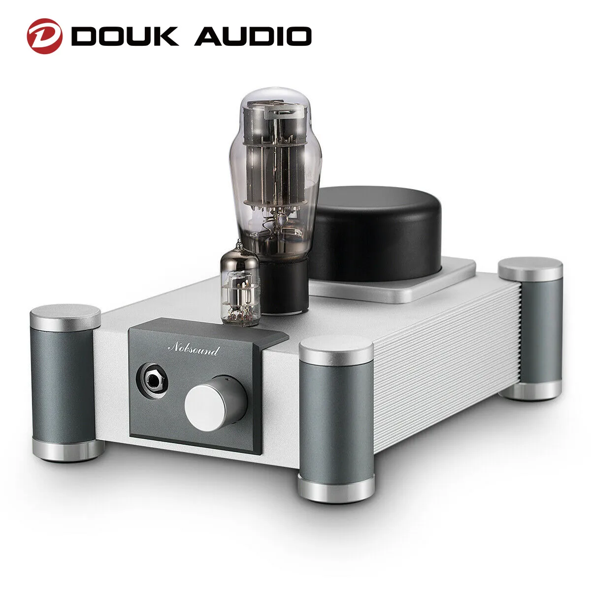 

Douk Audio HiFi 6N5P Class A Vacuum Tube Headphone Amplifier Single-ended Amp Desktop Home Stereo Headphone Audio Preamp