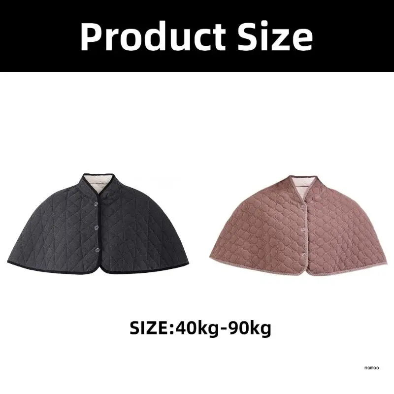 Женские накидки на пуговицах спереди шали короткие плащи флисовой подкладке