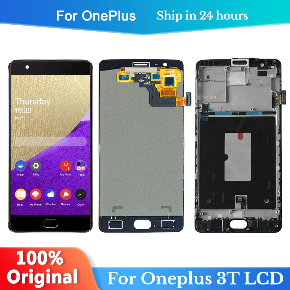 5 &quotОригинальный дисплей для Oneplus 3 3T A3000 A3010 ЖК-экран с сенсорным дигитайзером и