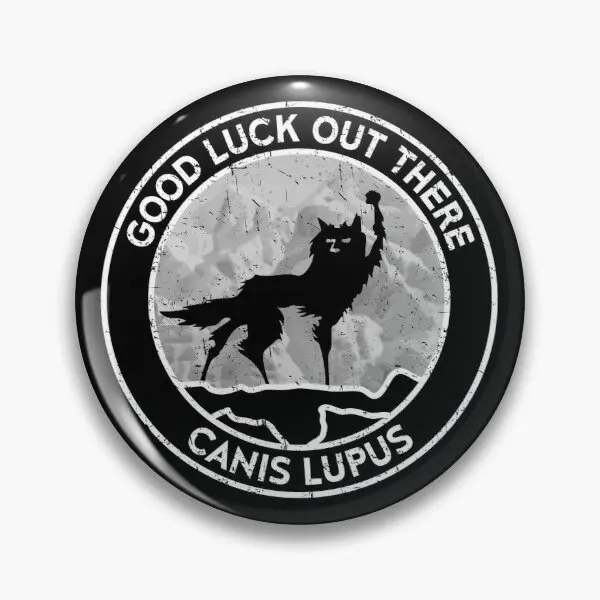 

Fantastic Mr Fox Wolf Canis Lupus Customizable Soft Button Pin Lapel Pin Decor Clothes Metal Women Cartoon Cute Collar Fashion