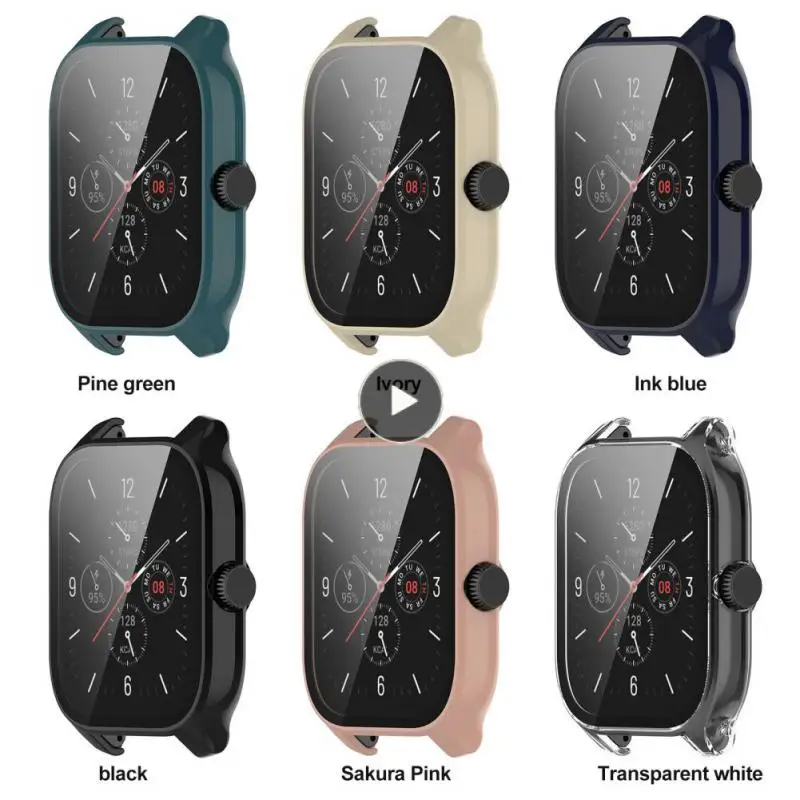 

Screen Saver For Huami Amazfit Gts4 Dust Watch Case Smart Accessories Pc Integrated Case Smart Watch Protective Case Ergonomic
