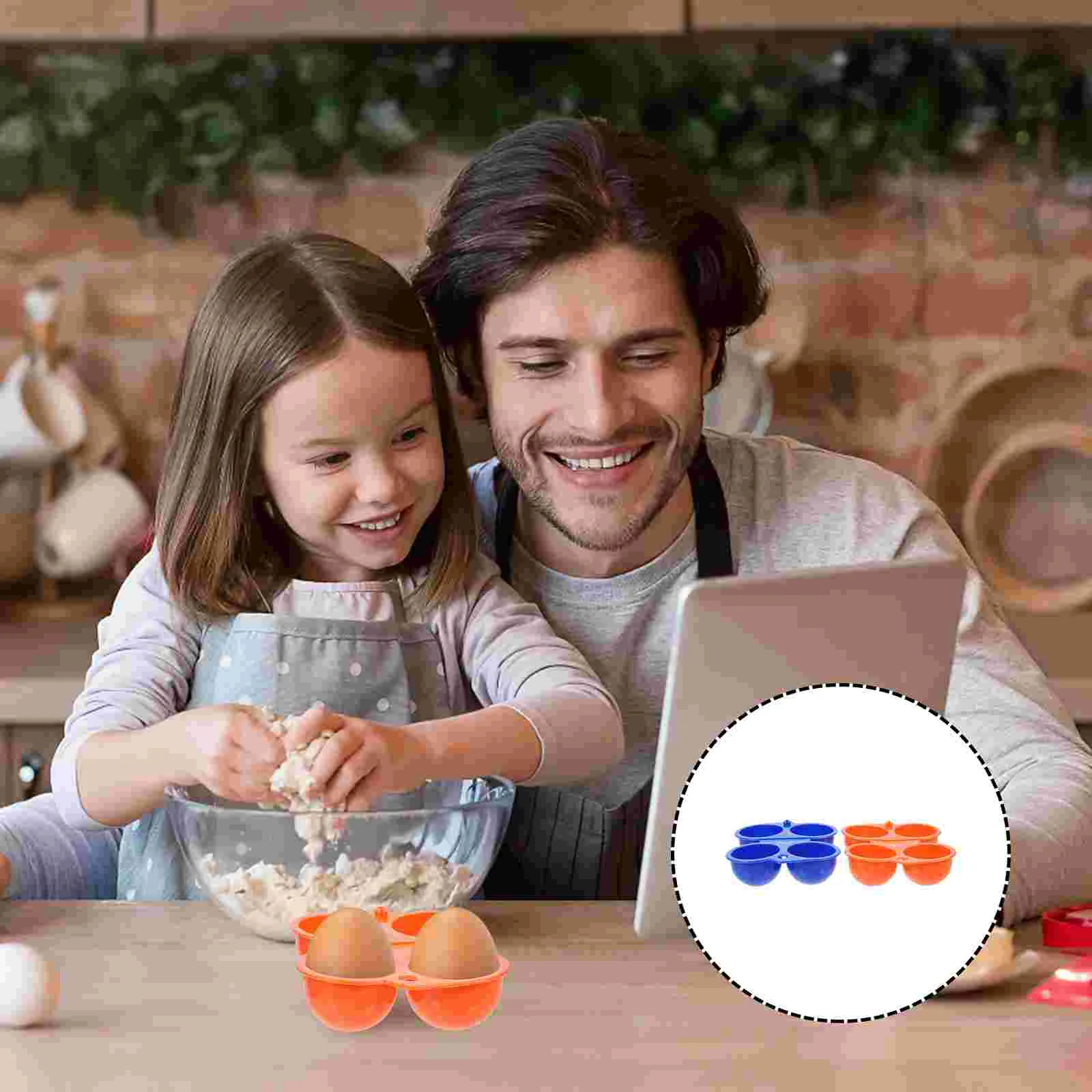

Egg Carrier Camping Box Portable Holder Carton Case Containeroutdoor Eggs Storage Boiled Carry Kitchenchicken Hard Carriage