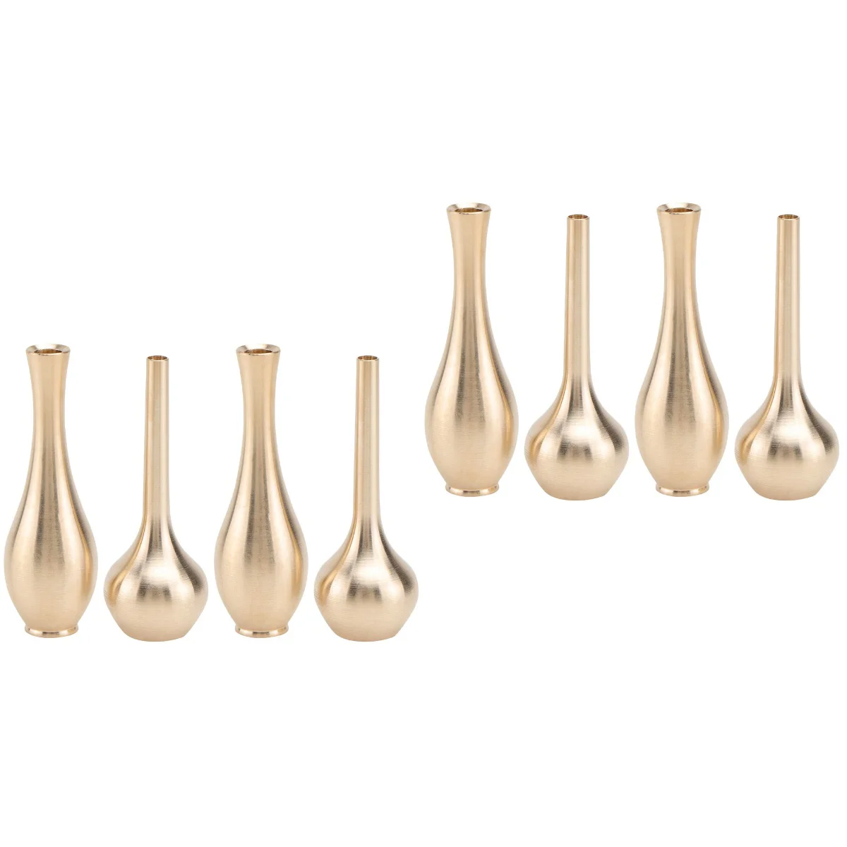 

Vase Flower Vases Bud Floral Table Farmhouse Container Narrow Small Decor Mini Home Hydroponics Gold Holder Metal Forzen House