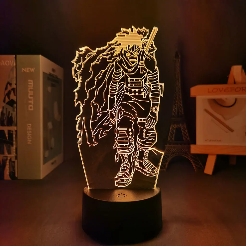 

3D Night Light Anime My Hero Academia Chizome Akaguro Led Night Light Lamp for Room Deco Birthday Gift
