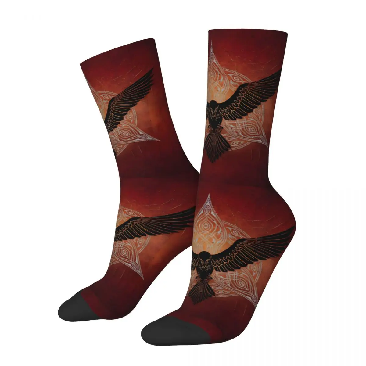 

Raven Viking Unisex Winter Socks Hiking Happy Socks street style Crazy Sock