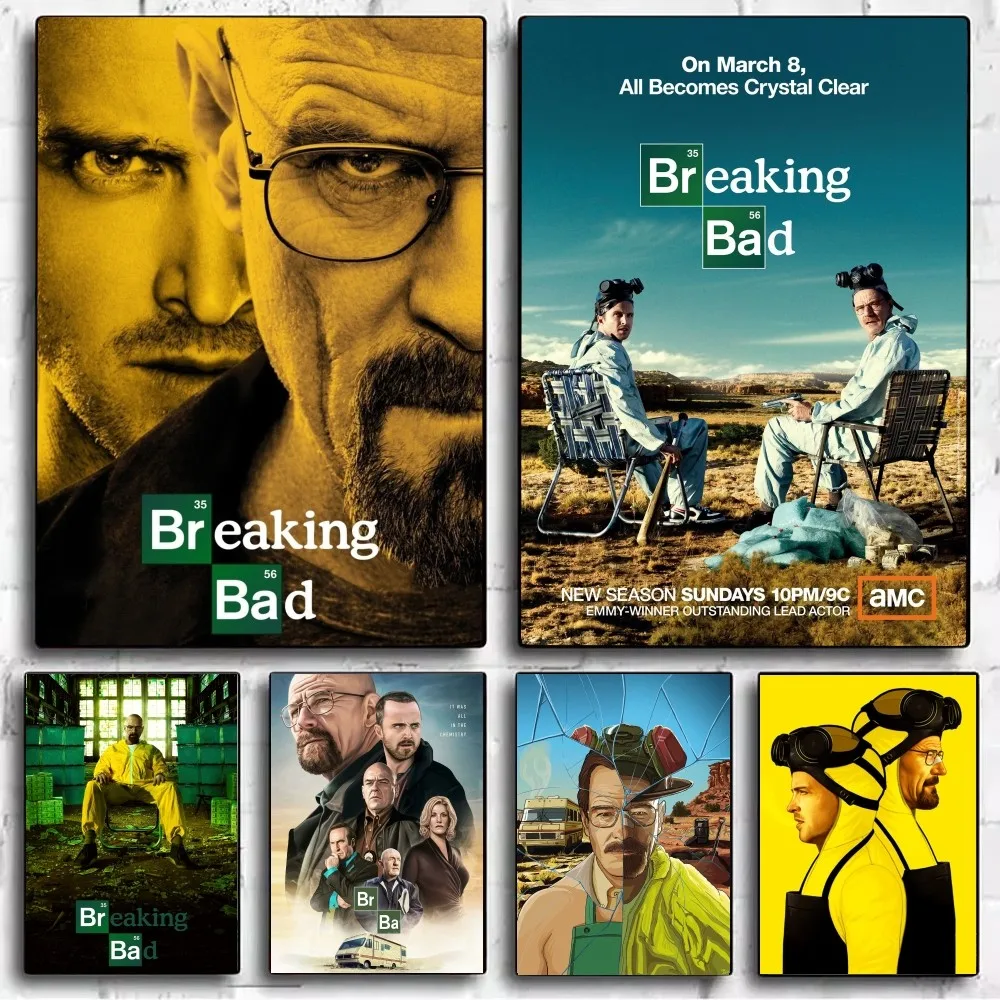 Классический ТВ-плакат Во Все Тяжкие Винтажная Наклейка На Стену Для Гостиной