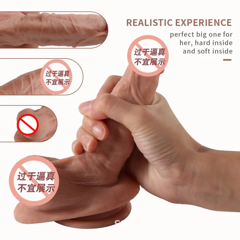 Силиконовый фаллоимитатор в форме луны женский мастурбатор секс-игрушка для