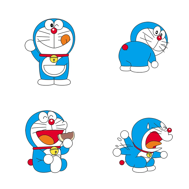 

Three Ratels QC435 The most complete doraemon funny wall stickers for kids car hood sticker laptop decal