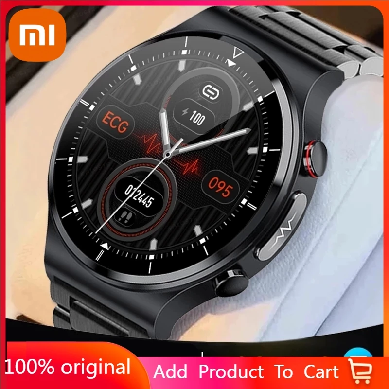 

Смарт-часы Xiaomi мужские с функцией измерения ЭКГ и пульса