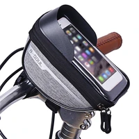 bike phone bag bicycle front top tube frame bag mobile phone touch screen organizer bags holder bike road supplies