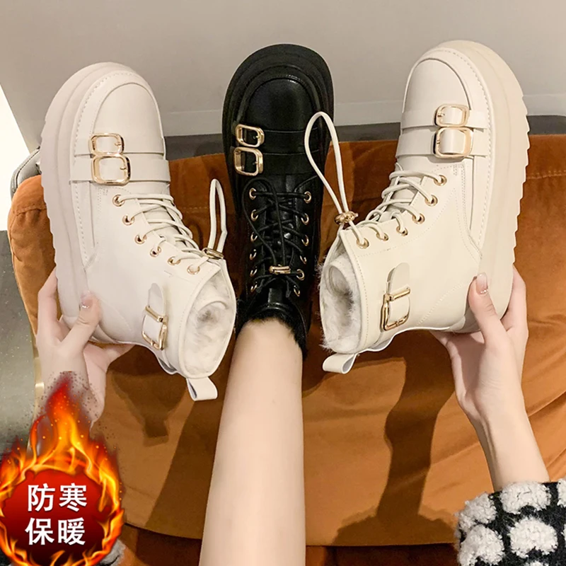 

Женские резиновые сапоги, зимняя обувь, шнуровка, Австралия, плоский каблук, сабо, платформа, женская обувь, круглый носок, роскошный дизайн, ...