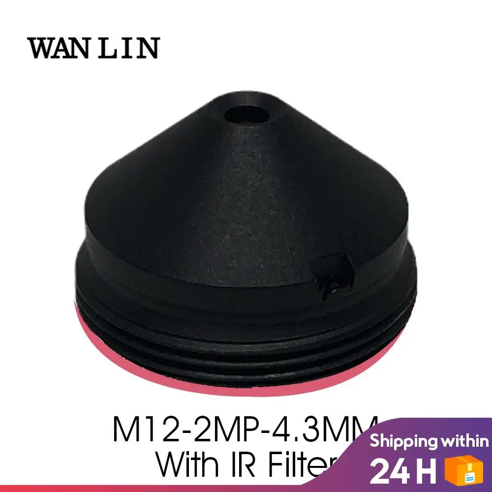 

4.3mm Pinhole Lens Built with IR Filter 1/3" inch CCD/CMOS Black Color M12 Lens For CCTV Security Camera Module Board