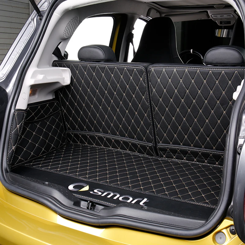 

For Mercedes Smart forfour 4doors 453 2015-2020 Artificial leather 3D boot protective pad,Waterproof and dirt resistant
