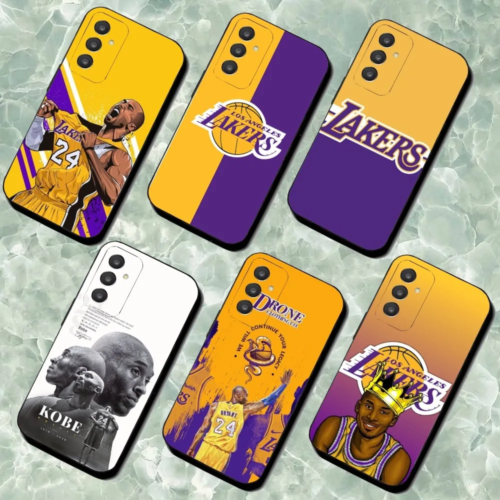 Чехол для телефона K-Kobe Basketball Star B-Bryant Samsung Galaxy A52 A12 A51 S21 Edge S22 ULTRA S23 S20LITE Plus Ultra Black Cover