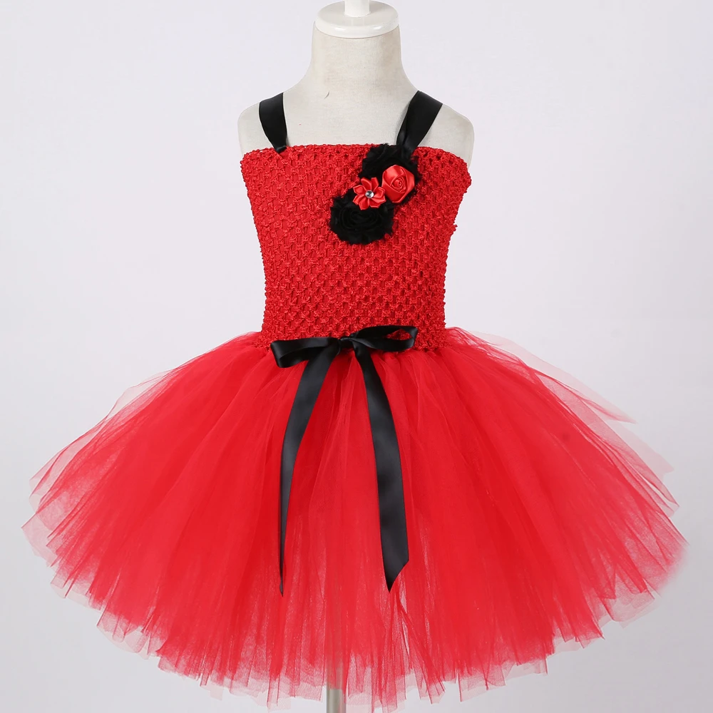 Костюмы на Хэллоуин Демон-Ангел для девочек платье-пачка Дьявол королева