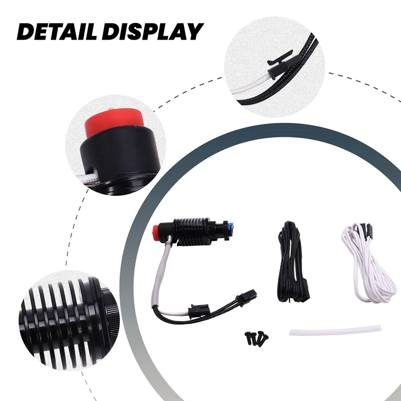 Для E3D Revo Hotend Kit V6 радиатор латунное сопло керамический термистор с