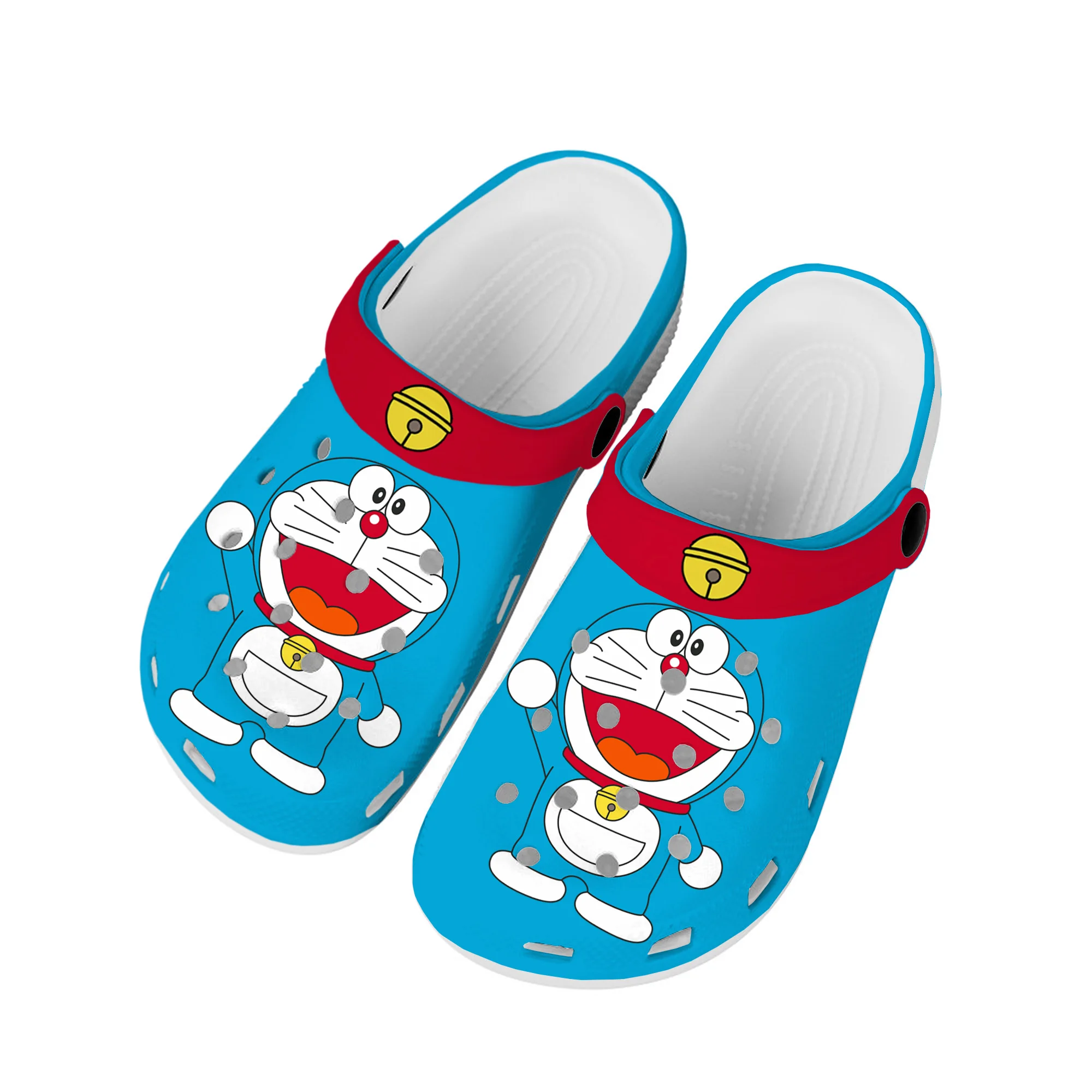 

Nobita Nobi Дораэмон дружба мультфильм Домашние Сабо пользовательская обувь для воды Мужская Женская подростковая обувь садовые Туфли-сабо пляжные тапочки с дырками