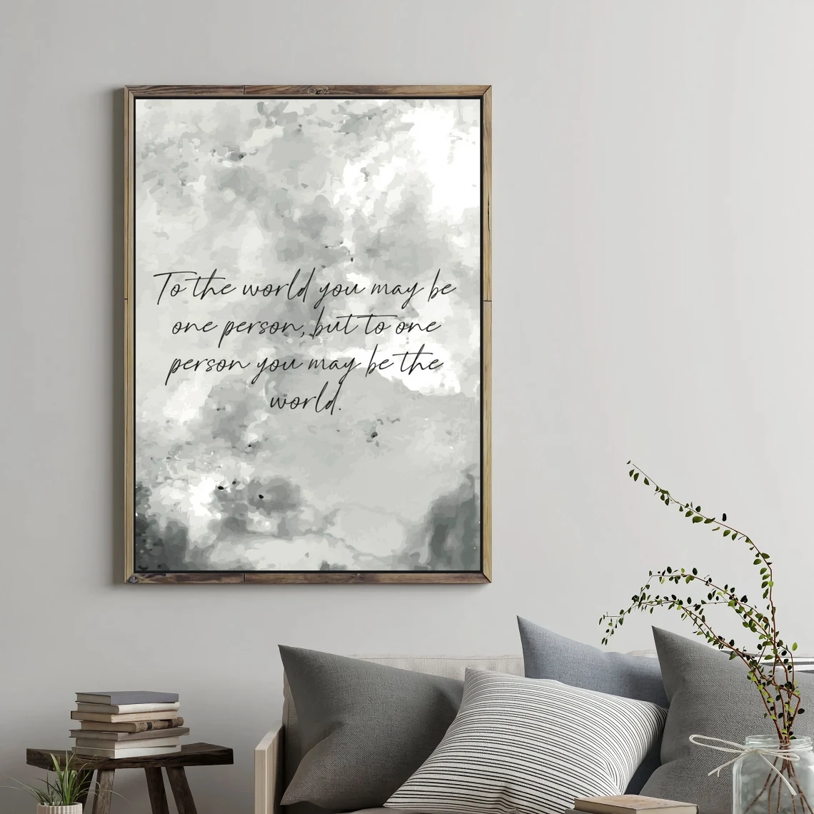 Картина на холсте Вы можете быть одним человеком