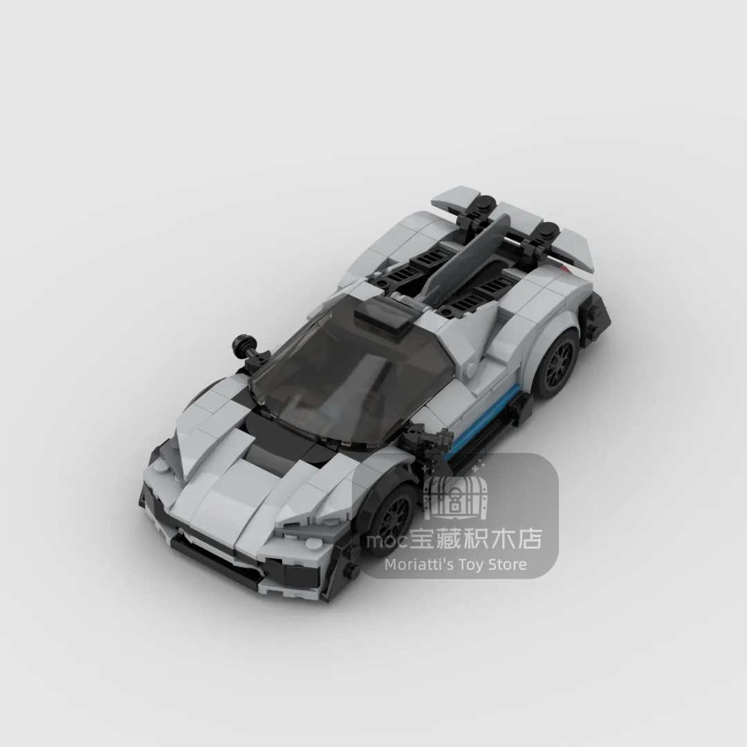 Креативная гаражная строительная игрушка для мальчиков с MOC Benz ONE гоночный