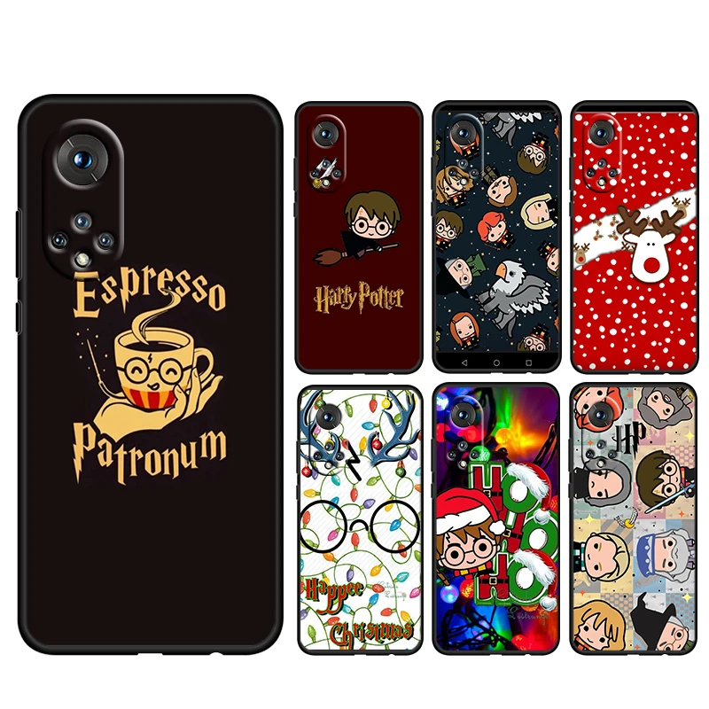 

handsome H-harrys For Honor 80 70 60 50 X30 9C 9X 9A 8X MAX Pro Plus Lite SE Soft Silicone Black Phone Case