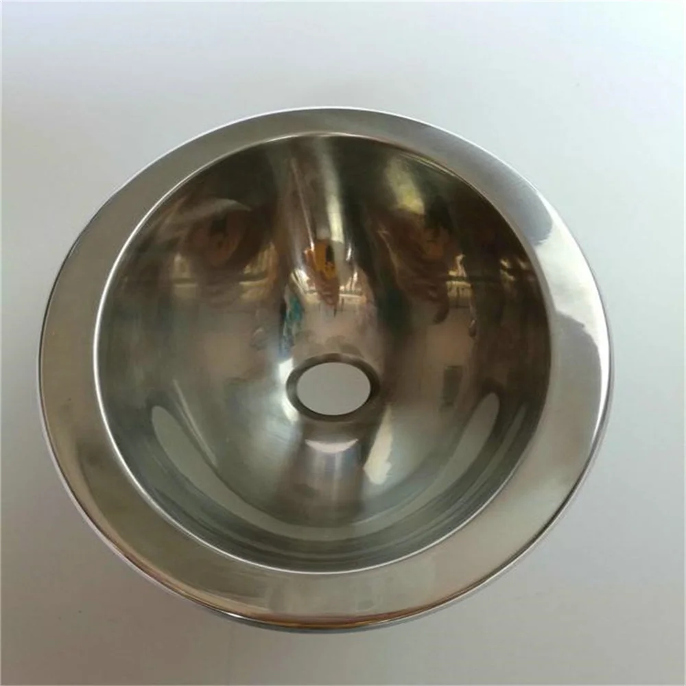 Раковина из нержавеющей стали 290*220*120 мм полированная Золотая окрашенная фургон RV