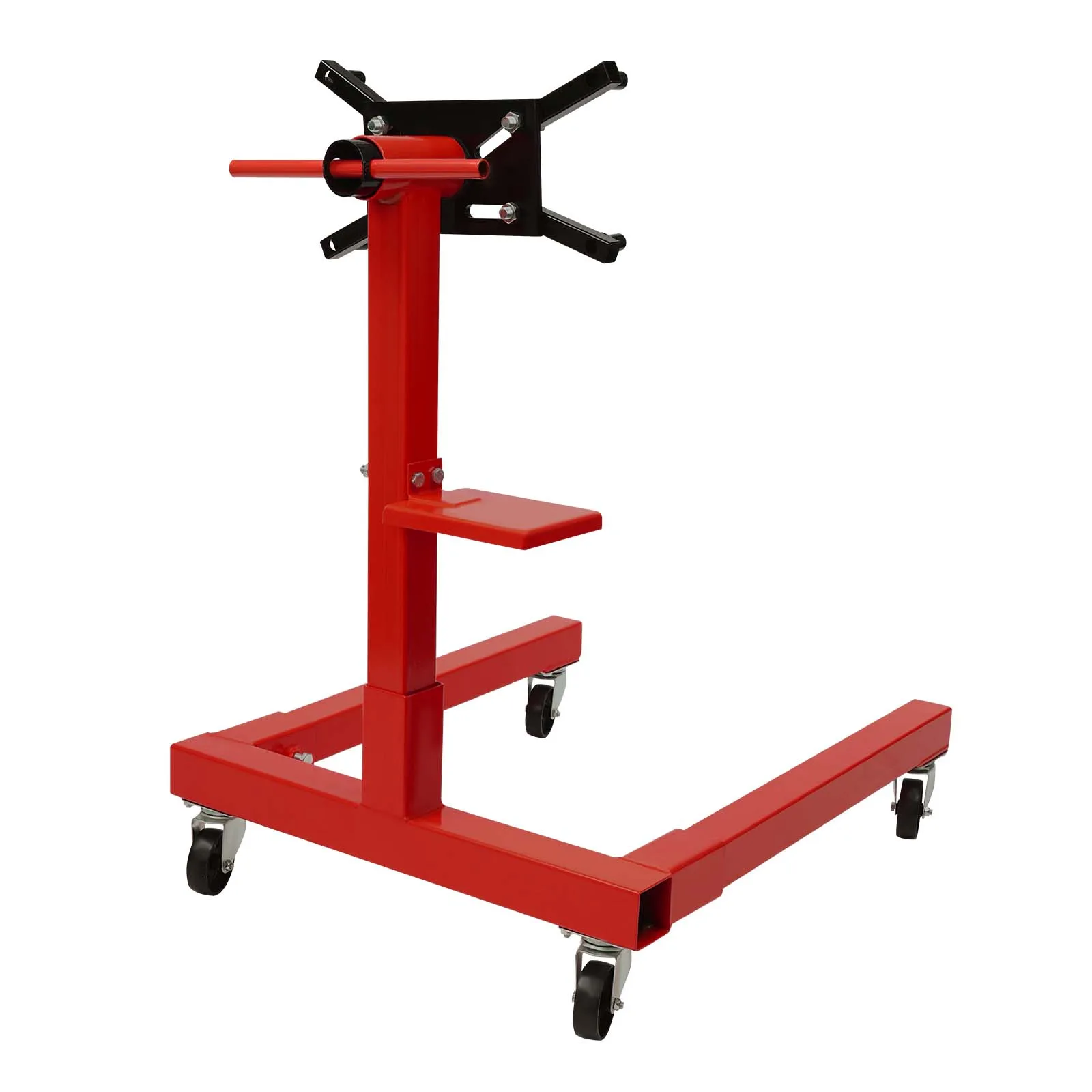 

1500LBs Engine Stand Auto Repair Rebuild Motor Hoist Dolly Mover Jack with 360° Rotating Head