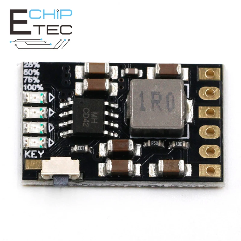 

Free shipping 2A 5V charging and discharging integrated 3.7V 4.2V boost mobile power protection electronic PCB board module