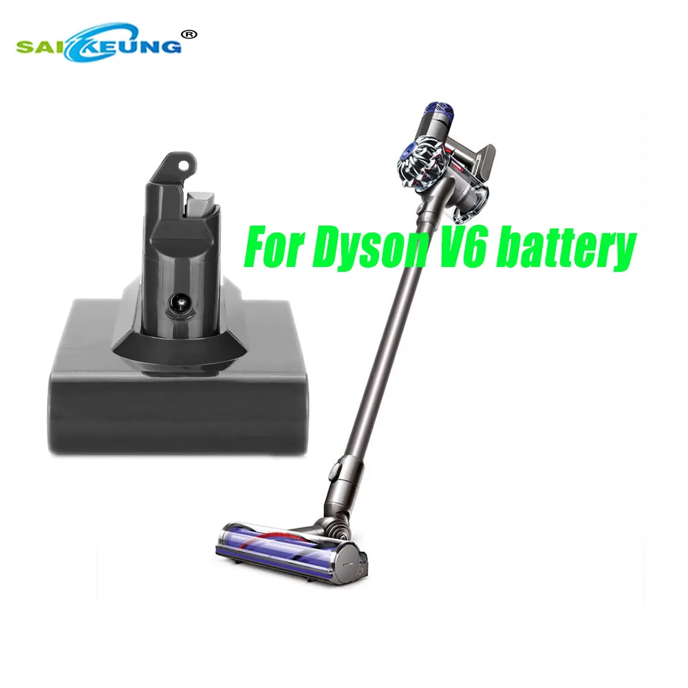 

For Dyson V6 4.0Ah Vacuum Cleaner 21.6V 4000mAh Replace Dyson Professional Battery DC58 DC59 DC61 DC62 DC74 SV09 SV07 SV03 Dyson