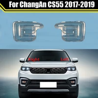 auto headlamp case for changan cs55 2017 2018 2019 car foglight cover lamp shell lens glass caps fog light transparent lampshade