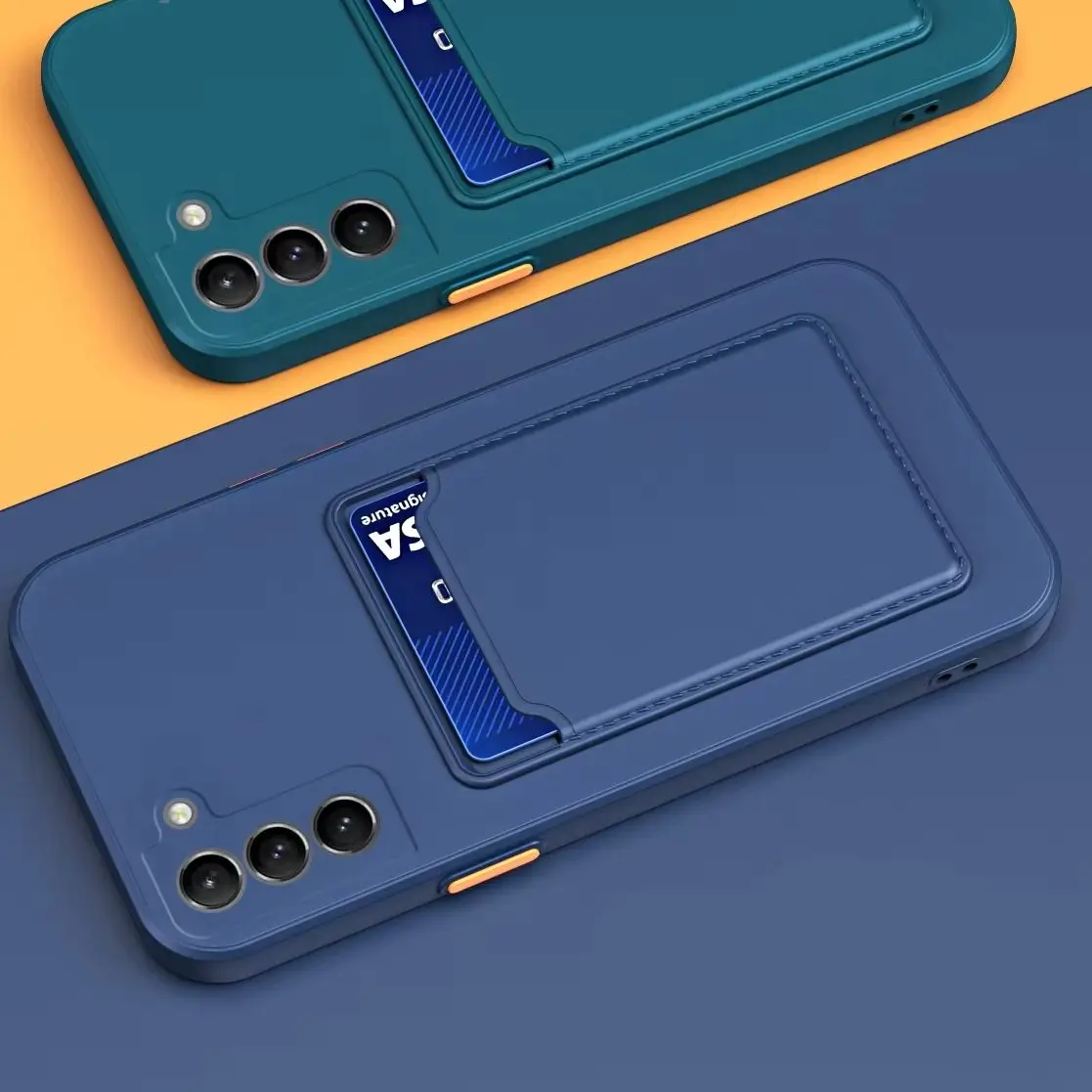 łzać etui z miękkim silikonowym miejscem na kartę do Samsung Galaxy A32 A22 A34 A54 A24 A12 M32 A25 A35 A53 A33 A55 A15 A23 M33 Wallet Cover